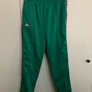 Kappa Track Joggers!! Kelly Green XL! Never worn!